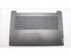 Lenovo 5CB1L74834 C-Cover with keyboard, Belgian, Iron Grey, Fingerprint, UK