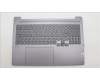 Lenovo 5CB1L79688 C-Cover with keyboard, US English Euro, Arctic Grey, US