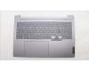 Lenovo 5CB1L79706 C-Cover with keyboard, Spanish, Arctic Grey, UK