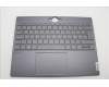 Lenovo 5CB1L79952 C-Cover with keyboard, Nordic, Grey, Backlight, UK