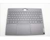Lenovo 5CB1L79957 C-Cover with keyboard, Switzerland, Grey, Backlight, UK