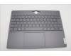 Lenovo 5CB1L79967 C-Cover with keyboard, Belgian, Grey, Backlight, UK