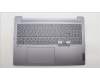 Lenovo 5CB1L79656 C-Cover with keyboard, US English Euro, Arctic Grey, US
