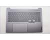 Lenovo 5CB1L79657 C-Cover with keyboard, French, Arctic Grey, US