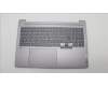 Lenovo 5CB1L79660 C-Cover with keyboard, German, Arctic Grey, UK