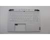 Lenovo 5CB1L87763 C-Cover with keyboard, Ukraine, White, RGB Backlight, US