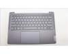 Lenovo 5CB1L88116 C-Cover with keyboard, Arabic, Storm Grey, Non-Fingerprint, US