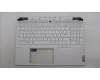 Lenovo 5CB1L83646 C-Cover with keyboard, Italian, White, RGB Backlight, UK
