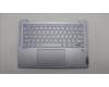 Lenovo 5CB1L88148 C-Cover with keyboard, Arabic, Mineral Grey, Fingerprint, US