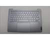 Lenovo 5CB1L88214 C-Cover with keyboard, Nordic, Mineral Grey, Fingerprint, UK