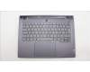 Lenovo 5CB1L83676 C-Cover with keyboard, French, Slate Grey, Backlight, Fingerprint, US