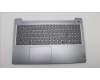 Lenovo 5CB1L90299 C-Cover with keyboard, French, Arctic Grey, Backlight, Fingerprint, US