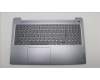 Lenovo 5CB1L99497 C-Cover with keyboard, Spanish, Arctic Grey, Backlight, Fingerprint, UK