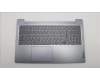 Lenovo 5CB1L99515 C-Cover with keyboard, German, Arctic Grey, Backlight, UK