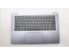 Lenovo 5CB1M46376 C-Cover with keyboard, German, Arctic Grey, Fingerprint, UK