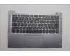 Lenovo 5CB1M46420 C-Cover with keyboard, Bulgarian, Arctic Grey, Non-Fingerprint, UK