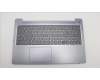 Lenovo 5CB1M46844 C-Cover with keyboard, Arabic, Arctic Grey, Backlight, Fingerprint, US