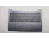 Lenovo 5CB1M46882 C-Cover with keyboard, US English Euro, Arctic Grey, Backlight, US
