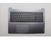 Lenovo 5CB1M48069 C-Cover with keyboard, Switzerland, Arctic Grey, Non-Backlight, Non-Fingerprint, UK