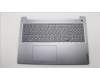 Lenovo 5CB1M48197 C-Cover with keyboard, US English Euro, Arctic Grey, Backlight, Non-Fingerprint, US
