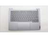 Lenovo 5CB1M48345 C-Cover with keyboard, Portuguese, Arctic Grey, Backlight, UK