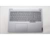 Lenovo 5CB1M48396 C-Cover with keyboard, Czech/Slovakian, Arctic Grey, Backlight, UK