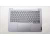 Lenovo 5CB1M48470 C-Cover with keyboard, Greek, Arctic Grey, Backlight, US