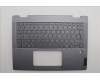 Lenovo 5CB1N61296 C-Cover with keyboard, UK English, Luna Grey, w/Storm Grey Keycaps, UK