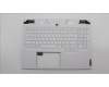 Lenovo 5CB1N61487 C-Cover with keyboard, English, White, RGB Backlight, US