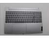 Lenovo 5CB1N78897 C-Cover with keyboard, Spanish, Cloud Grey, Backlight, Non-Fingerprint, UK