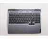 Lenovo 5CB1N84688 C-Cover with keyboard, Spanish, Luna Grey, RGB Backlight, UK