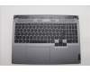 Lenovo 5CB1N84700 C-Cover with keyboard, Slovenian, Luna Grey, RGB Backlight, UK