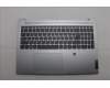 Lenovo 5CB1N90993 C-Cover with keyboard, Bulgarian, Cloud Grey, Backlight, Fingerprint, UK