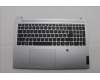 Lenovo 5CB1N92832 C-Cover with keyboard, Belgian, Cloud Grey, Non-Backlight, Fingerprint, UK