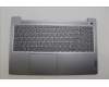 Lenovo 5CB1N95270 C-Cover with keyboard, Greek, Arctic Grey, Backlight, Fingerprint, US