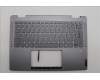 Lenovo 5CB1N96852 C-Cover with keyboard, Italian, Arctic Grey, FingerPrint, UK