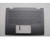 Lenovo 5CB1N97616 C-Cover with keyboard, German, Storm Grey, Fingerprint, UK