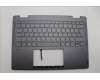 Lenovo 5CB1N97622 C-Cover with keyboard, Spanish, Storm Grey, FingerPrint, UK