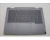 Lenovo 5CB1P00591 C-Cover with keyboard, French, Luna Grey, Backlight, US