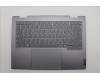 Lenovo 5CB1P00594 C-Cover with keyboard, Portuguese, Luna Grey, Backlight, UK