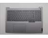 Lenovo 5CB1P00999 C-Cover with keyboard, Czech Slovakian, Arctic Grey, Backlight, UK
