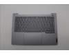 Lenovo 5CB1P01133 C-Cover with keyboard, Italian, Arctic Grey, Backlight, UK