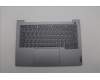 Lenovo 5CB1P01137 C-Cover with keyboard, Nordic, Arctic Grey, Backlight, UK