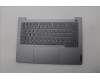 Lenovo 5CB1P01138 C-Cover with keyboard, Portuguese, Arctic Grey, Backlight, UK