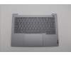 Lenovo 5CB1P01125 C-Cover with keyboard, French, Arctic Grey, Backlight, US