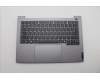 Lenovo 5CB1P31095 C-Cover with keyboard, Spanish, Arctic Grey, UK