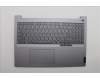 Lenovo 5CB1P31105 C-Cover with keyboard, Bulgarian, Arctic Grey, Backlight, UK