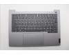 Lenovo 5CB1P27077 C-Cover with keyboard, Arabic, Arctic Grey, US