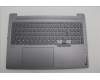 Lenovo 5CB1P31513 C-Cover with keyboard, Spanish, Arctic Grey, UK