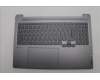 Lenovo 5CB1P31528 C-Cover with keyboard, French, Arctic Grey, US